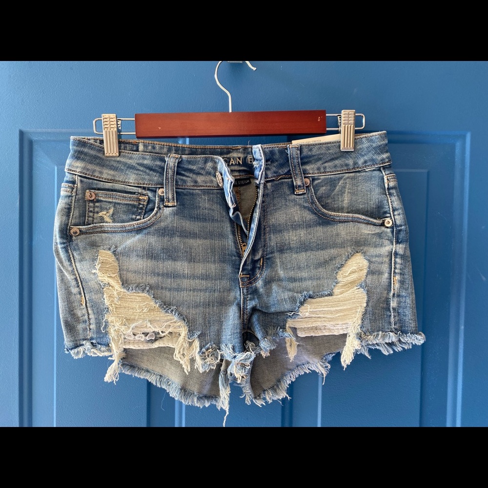 American Eagle Stretch Jean Shorts NWT